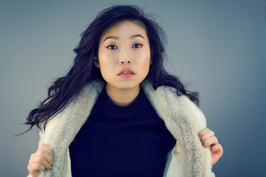 Awkwafina was the lead actress in the movie “The Farewell,” and she is the first person of Asian descent to win a Golden Globe in that category.