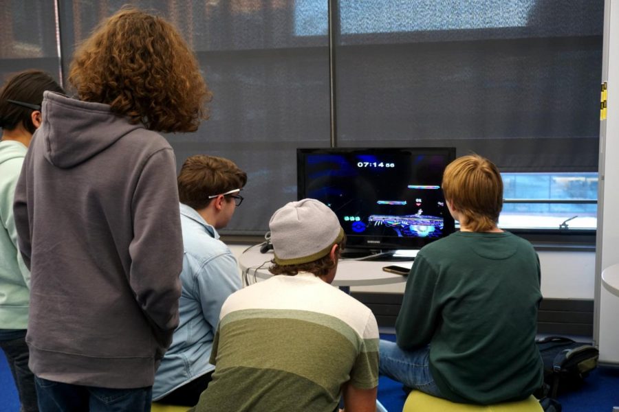 The gaming club at Highland Park High School also spends time playing older competitive video games like Super Smash Brothers Melee.