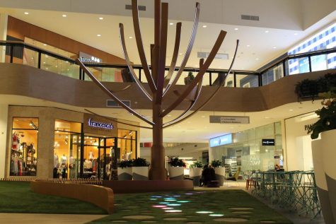 The Center Court development in Hawthorn Mall acts as an aesthetic space surrounded by various stores and open seating.