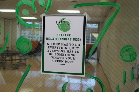 Those in charge of Health Relationships Week posted different quotes around the school to encourage awareness for students about the emphasis on healthy relationships and friendships. The week closely tied in with the focus of the Green Dot bystander program.