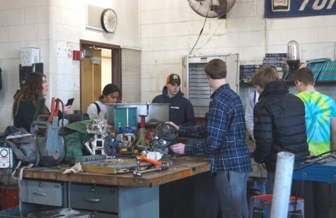 According to Mr. Kelch, there is often a stigma around female students taking classes like Automotive Technology, which is usually considered to be a “boy’s class.”