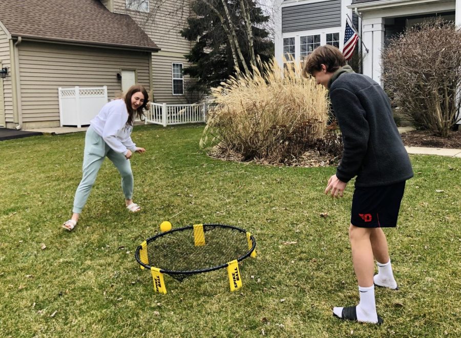 The goal of the game spikeball is to be the first to 21 by not letting the ball hit the rim of the net or hit the ground.