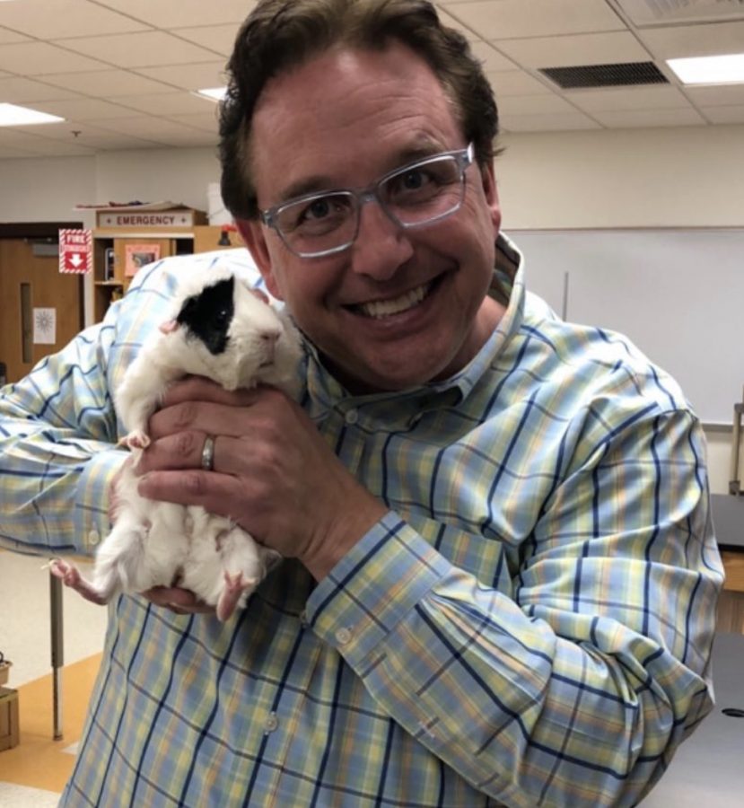 Pictured is Dr. David Kreutz holding one of his beloved pets (Photo provided by Dr. Kreutz)