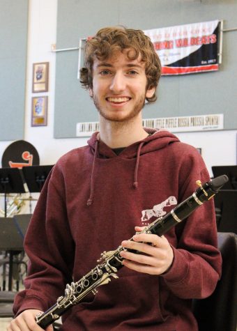 Senior Noah Kublank has played clarinet in LHS’s Wind Ensemble for four years. Kublank’s primary instrument is violin, but he picked up the clarinet and became involved with the band program in elementary school. Kublank plans to continue music as a violin performance major in college.