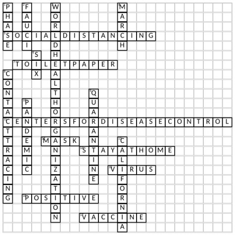 Covid Crossword