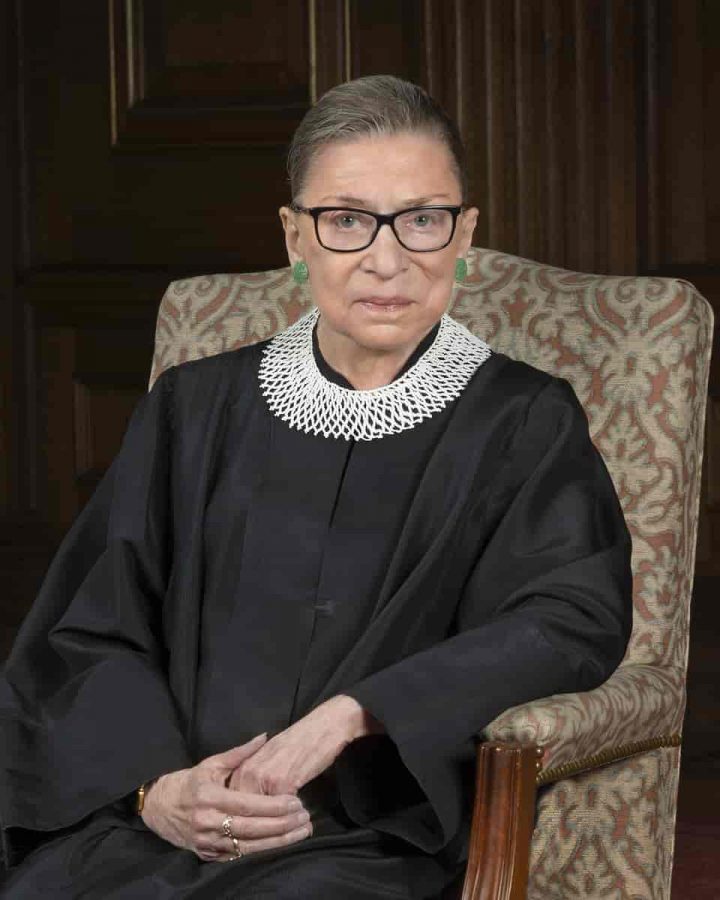 According to Town and Country magazine, each one of Ruth Bader Ginsburg’s collars have different meanings and names, including “Not a Fan of Him,” “The Majority Opinion,” “The Dissenting Opinion,” “The Favorite” and “The Original.” The one in this photo is “The Favorite.”
