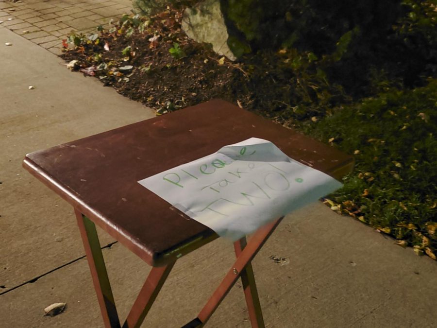 By 6 p.m., many households were out of candy despite trick-or-treating officially ending at 8.