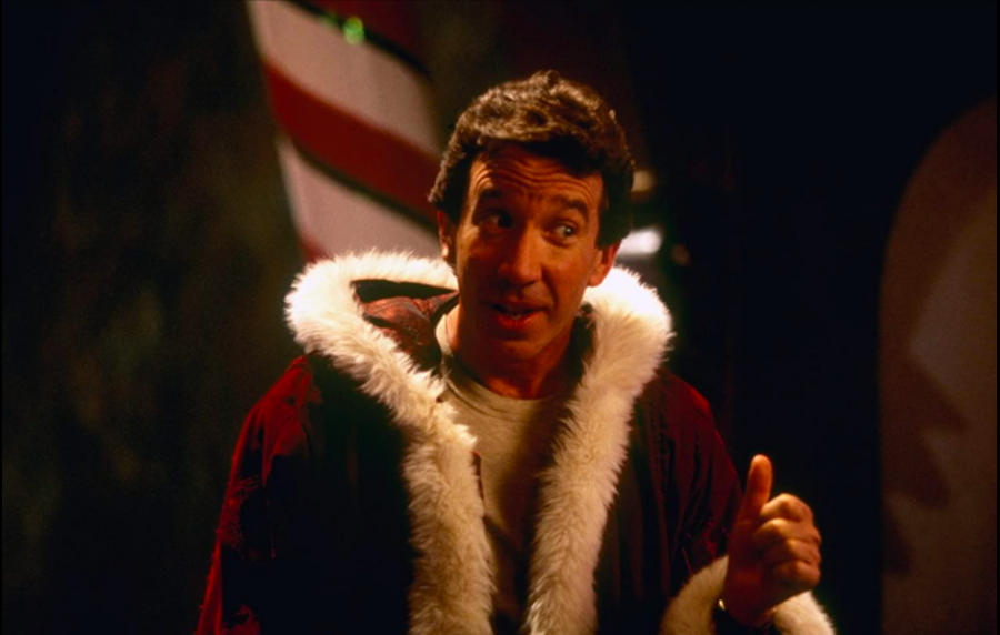 Tim+Allen%2C+pictured+here+in+%E2%80%9CThe+Santa+Clause%2C%E2%80%9D+brings+joy+and+misery+in+three+different+Christmas+movies.+