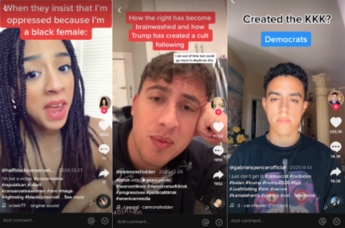 TikTok has dangerously diverged into "sides"-bubbles of communities with the same beliefs: many times resulting in the spread of misinformation.