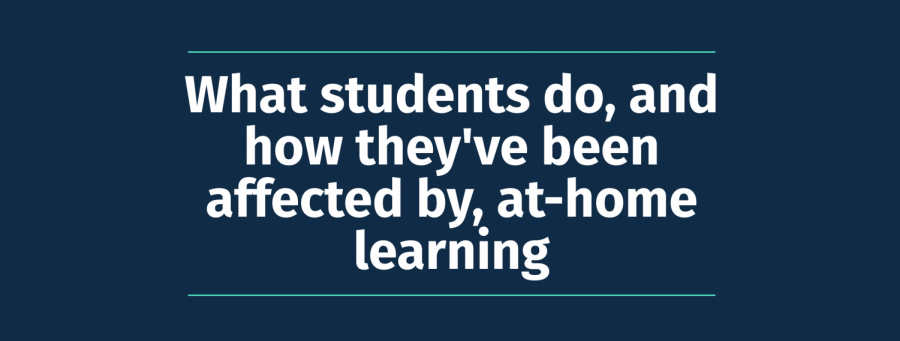 What students do, and how they've been affected by, at-home learning
