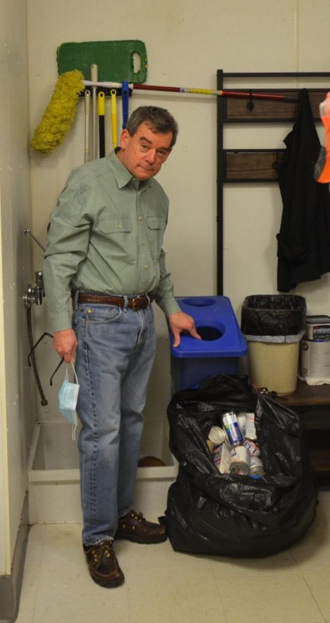 The owner of Rocky Mountain Chocolate Factory, Tom Lockowitz, pays to recycle cardboard and paid for a dumpster in the parking lot behind his store himself. Lockowitz also collects other recyclables in the back of the shop and brings them home to recycle properly.