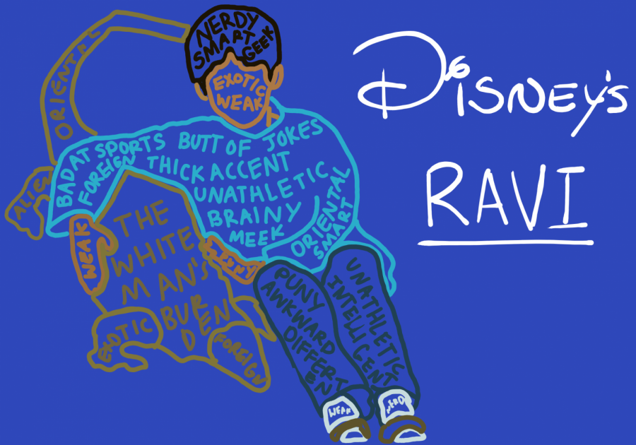 Ravi, from the Disney show “Jessie,” is a prime example of misrepresentation in children’s media. He is an inaccurate portrayal of South Asian culture, perpetuating the racist stereotypes of being nerdy, unathletic, and weak.