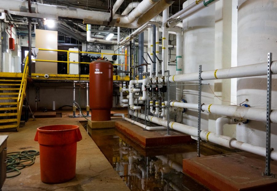 LHS’s hot water supply is stored and maintained below the basement. Three main tanks that feed directly into the school’s pipelines have replaced the older, more complex system in which the water was moved to several locations before reaching the direct pipelines, according to Mr. Stancil.