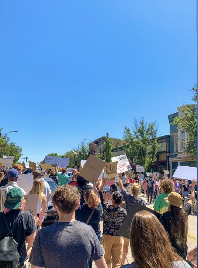 Systemic racial justice can only occur with a conjoined effort of individuals in our society. In the picture above, part of the effort towards racial equity occurred here in Libertyville, in June 2020. 