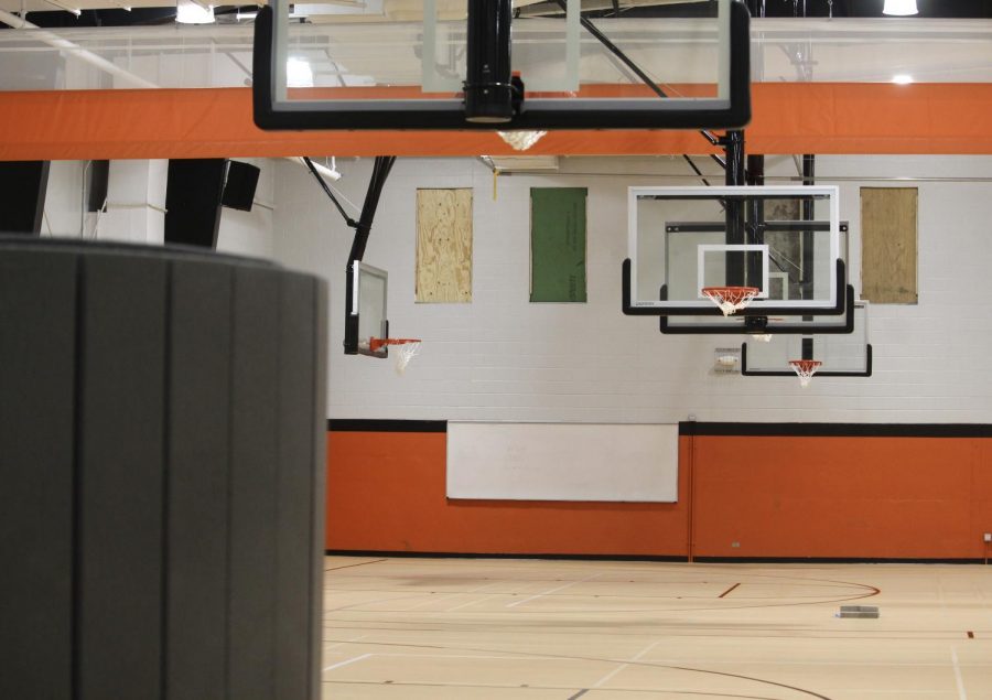 As construction progresses, the Field House will host a variety of after-school practices. The new space features three bays that allow many teams to use the space at the same time.