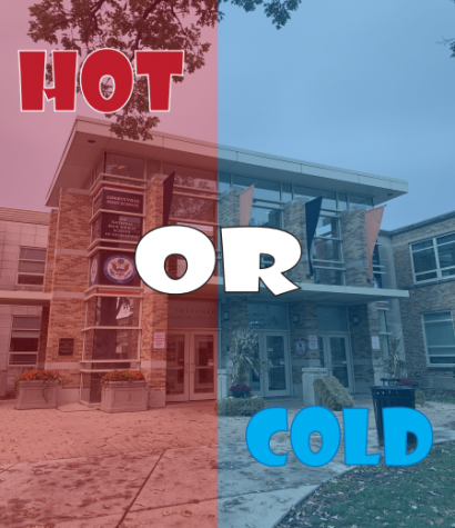 This photo highlights the contrast between the two temperature modes at LHS. Remember, when it is too warm, you must keep cool; and, when it is too cool, keep a warm heart.