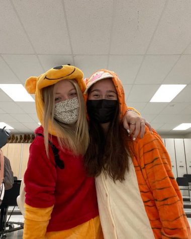 This iconic duo was definitely a sight to see! Tigger and Winnie the Pooh from the infamous children show, Winnie the Pooh, is such an adorable rendition. After all, matching costumes with your friends will always be fun to do.