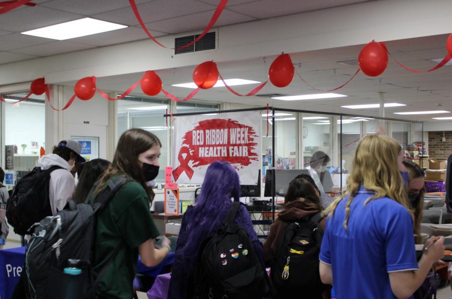 The annual health fair was held in the library on Friday, Oct. 29 during lunch periods to promote healthy living. A Halloween costume contest was held at the fair and gift card prizes were given to the winners.