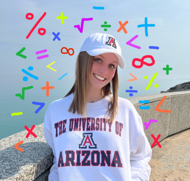 Abby Muller is attending the University of Arizona, majoring in Mathematics.