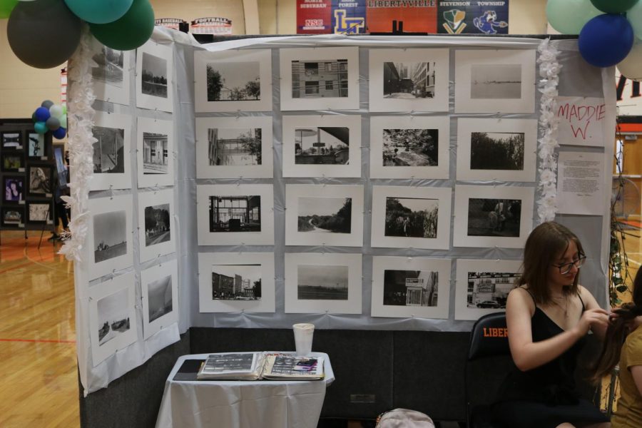 AP Art student Madison Wilson (senior) completed her sustained investigation with a series of film photos. The film was processed in the darkroom studio turning photographic film into enlarged photo prints.