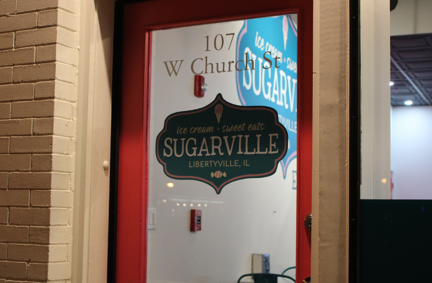 Sugarville, a colorful ice cream shop that opened on June 9th, serves over 40 flavors of ice cream. In late September, the family owned business plans to open a candy store in the back with all sorts of candy machines and dispensers.