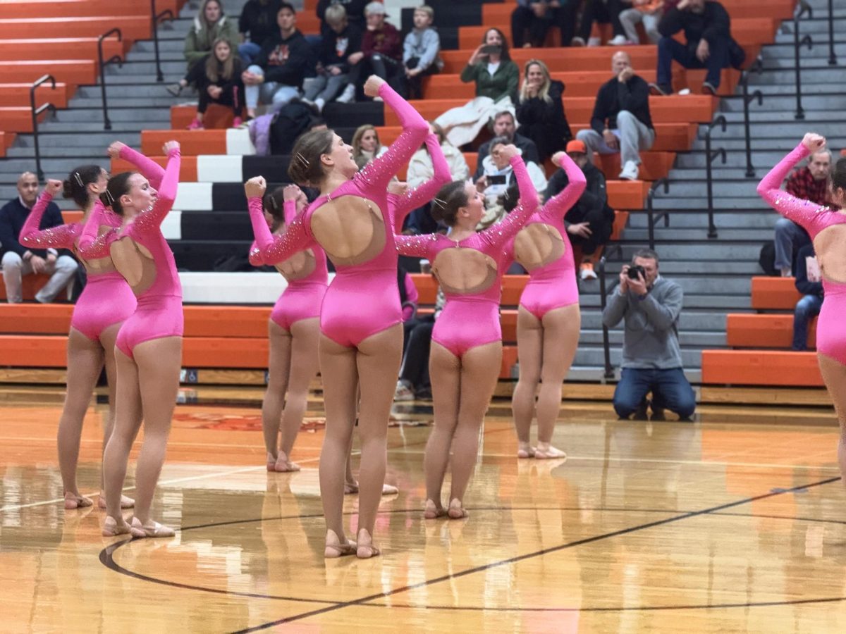 The varsity dance team performed the song "Somebody to Love" by Queen during halftime. This routine earned the team second place at the Deerfield High School Invite on November 23rd.
