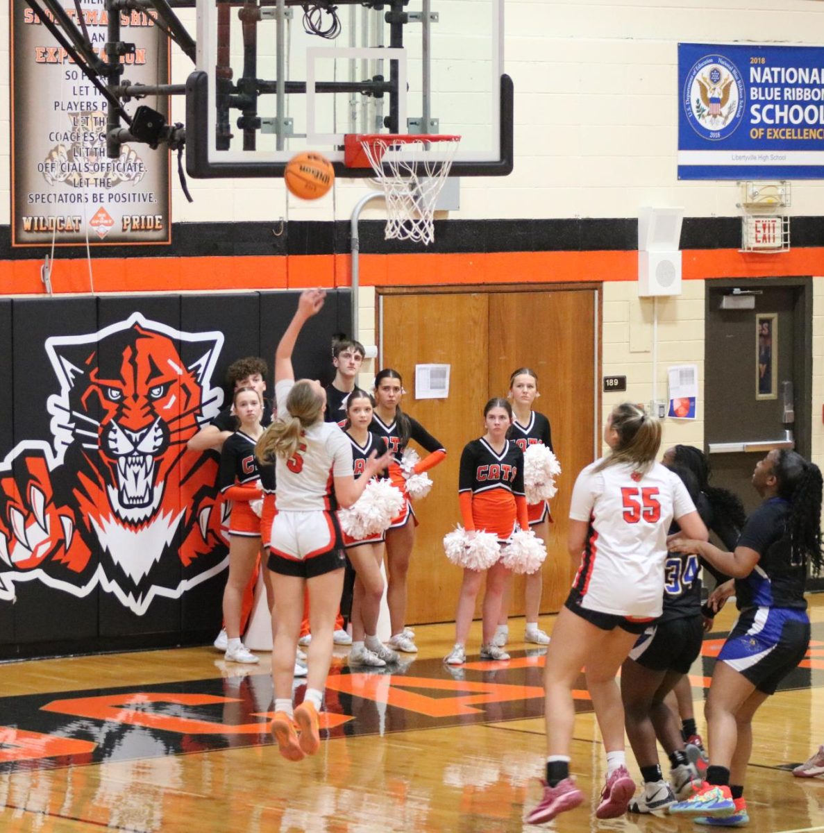 Senior Elinor Lindal makes a layup in the third quarter. Coach Pedersen said the Wildcats “found ways in which to make the game, you know, meaningful for us,” in the game against Warren on December 6, 2024.
