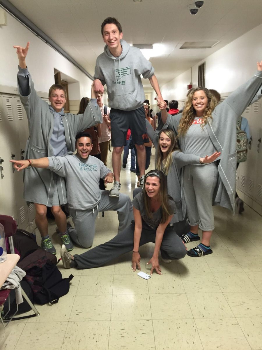 To celebrate the last few days of school senior year, Mr. Dean and other students participate in “Groutfit Day” as part of ABC Countdown. This tradition of ABC Countdown allowed students to celebrate the last few days of school by assigning each of the last 26 days of school an activity or theme from each letter of the alphabet. This was one of his favorite traditions from high school for his graduating class. (Photo courtesy of Mr. Dean)