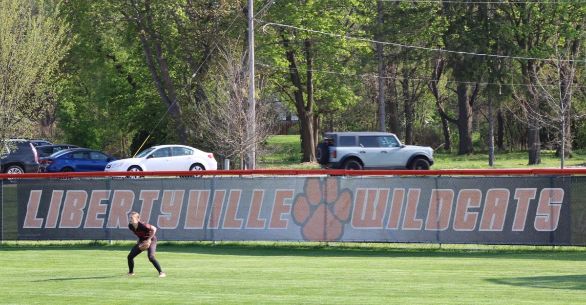 Freshman Juliana Figurelli (4) dominates center field. “I’m really grateful for the opportunity to be with this team as a freshman,” Figurelli said. “It’s been really fun.”
