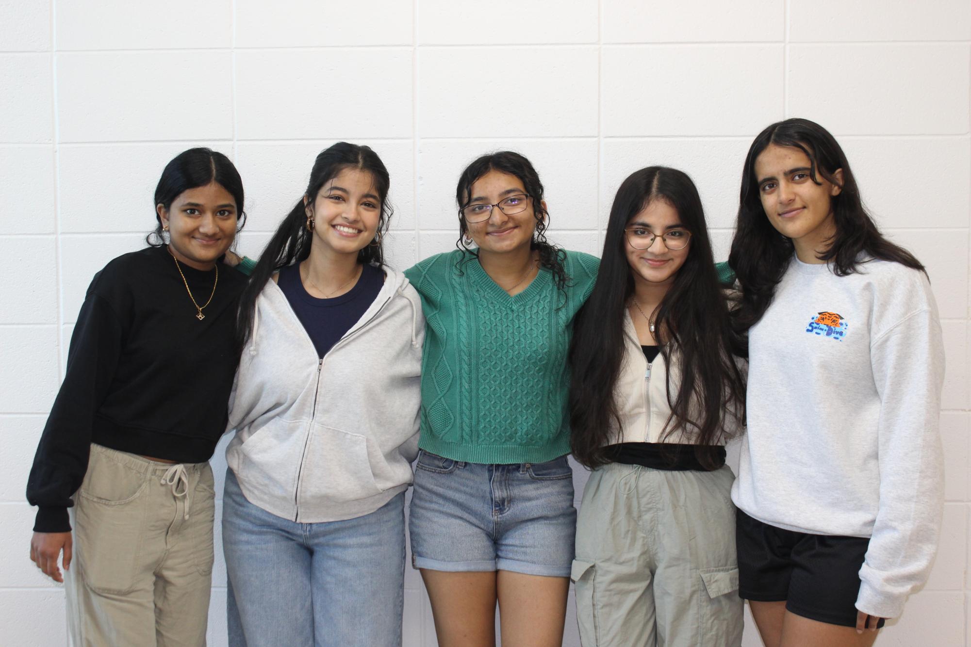 Student leaders of the Illinois chapter of the Mind Matters Movement are paving the way for awareness and advocacy for brain cancer. “We're hoping that people recognize that it's still a very important issue, and that it can really benefit from people learning about it and contributing to volunteering and research,” senior Tanisha Desai, the Chapter Lead, said. “Even just like a simple donation can do a lot.” From left to right: Seniors Ardra Nair (Treasurer), Shruti Bahirat (Vice Chapter Lead), Tanisha Desai (Chapter Lead), Ishika Banerjee (Social Media Manager) and Shagun Poonia (PR/Graphics). 