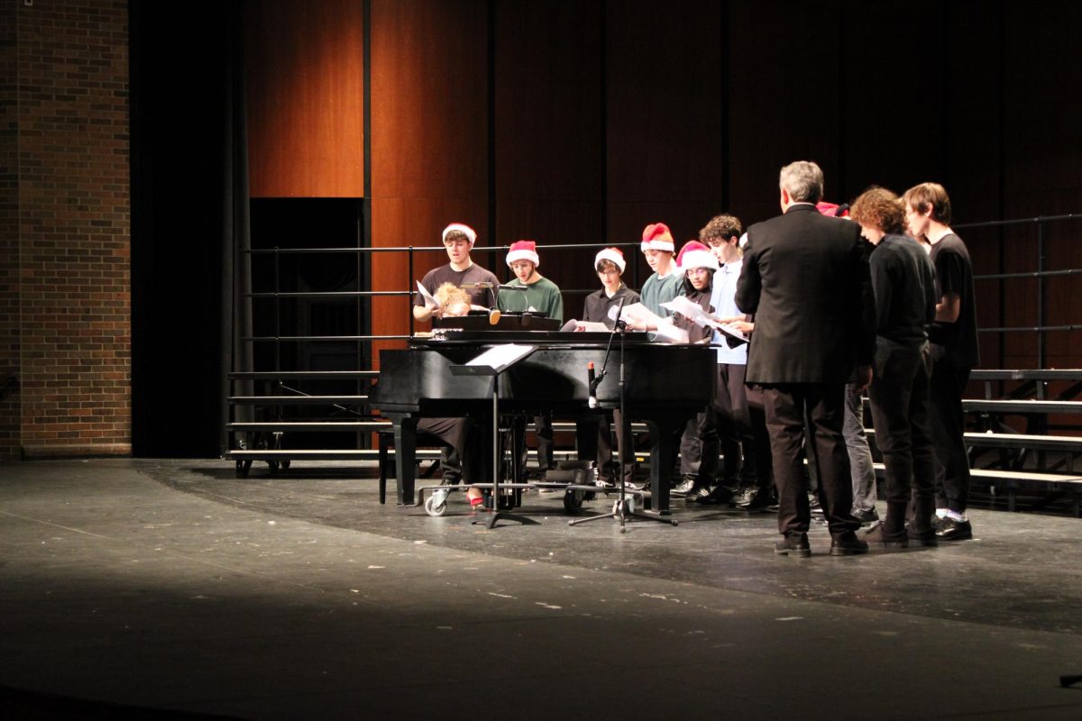 The Cleftomaniacs, an extracurricular choir group for lower voices sings a rendition of "Linus and Lucy" from the hit cartoon Peanuts. While it wasn't always a holiday tune, the jazzy tune became a festive classic after the 1965 film A Charlie Brown Christmas. 