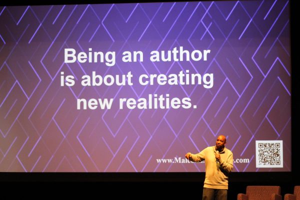 Children’s book author Malcolm Newsome, from Waukegan and author of four picture books and counting, speaks about the power of choosing words to shape reality and tackle challenges. His first picture book, “Dear Star Baby,” released in 2023, explores the topic of pregnancy loss and helping families overcome it. In addition to writing, Newsome works in cybersecurity, showing how the “power of will” can lead to an important impact.