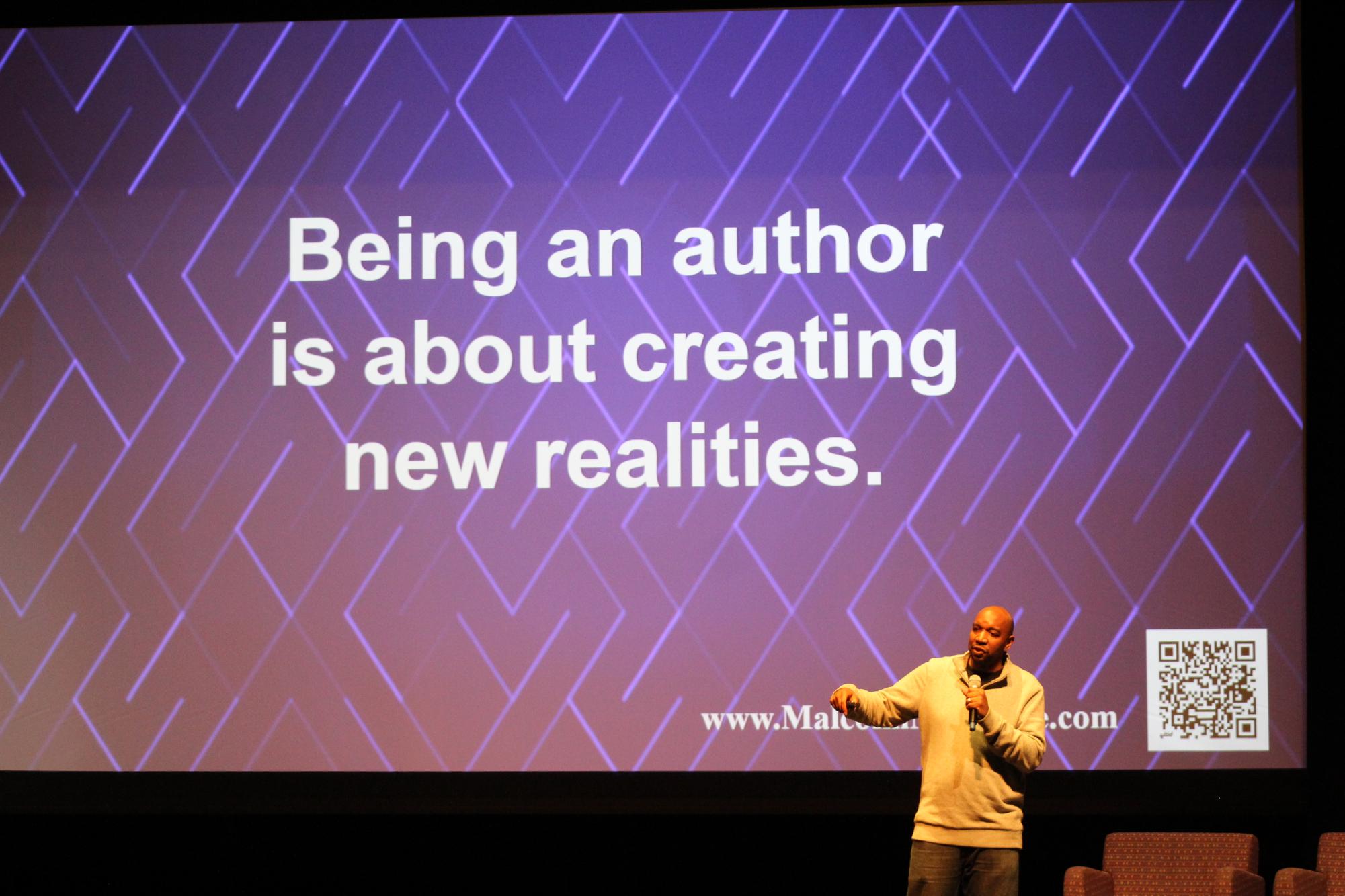 Children’s book author Malcolm Newsome, from Waukegan and author of four picture books and counting, speaks about the power of choosing words to shape reality and tackle challenges. His first picture book, “Dear Star Baby,” released in 2023, explores the topic of pregnancy loss and helping families overcome it. In addition to writing, Newsome works in cybersecurity, showing how the “power of will” can lead to an important impact. 