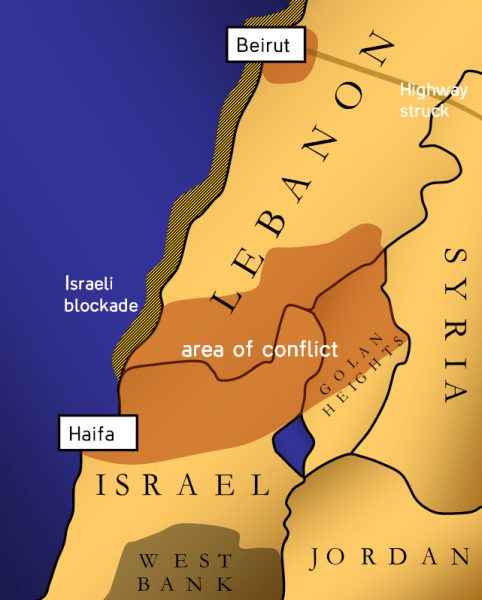 A ceasefire between Israel and Lebanon that started on April 16 has brought a significant reduction in hostilities between Israel and Hezbollah, a Lebanese armed group, though both sides have continued to fire at each other. Israeli troops are operating inside a ribbon of Lebanese territory, labeled a buffer zone, that residents have been warned not to return to.